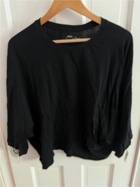 aerie Black Short Sleeve Tee
